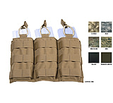 Image of Tactical Assault Gear MOLLE Triple Shingle with Bungee - Tactical Pouches