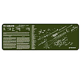 Tekmat Armorers Bench Mat 12inx36in M1 Garand Olive Drab, 36-M1GAR-OD