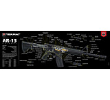 Image of Tekmat Armorers Bench Mat Ultra 15"x44" Ar-15 Cut Away