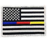 Image of Thin Blue Line 1 Asterisk - , 2 X 3 Inches, Velcro