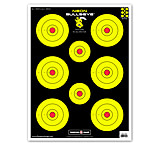 Image of Thompson Target Neon Bullseye Ultra Bright Paper Shooting Targets 19x25