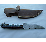 Image of Titan Damascus Steel Fixed Knife Bull Horn Skinny Handle TDK-28