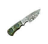 Image of Titan International Knives Damascus 8.5in Custom Handmade Forged Steel Hunting Bowie Knife