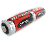 Image of Titanium Innovations CR123A 3V Lithium Photo Battery 1400mah Double Pack 6V