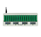 Image of Titanium Smart Fast 16 Bay Ni-MH AA/AAA Battery Charger