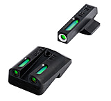 TruGlo TFX Novak 260/450 Set Handgun Sight for 1911 Pistol, Green 3 Dot, Tritium/FiberOptic, TG-TG13NV1A