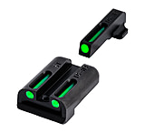 Image of TruGlo Brite-Site Tritium Fiber Optic TFO Handgun Night Sights, Green Front &amp; Rear