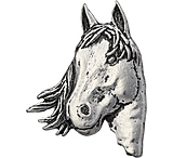 Image of TS Brown Horse Head Pin