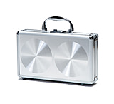 Image of TZ Case CD240 Large Aluminum CD/DVD Case - Smooth Silver Circle