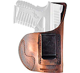Versacarry Element Premium Water Buffalo Leather IWB Belt Holster, Beretta 92FS/Cheetah 84F/9000S/Heckler &amp; Koch USP/P2000/P30/Glock 17/19/20/30/41, Right Hand, Distressed Brown, 32101