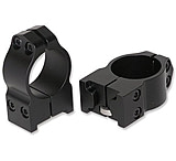 Image of Warne 1inMedium Matte Permanent Attach Ruger Blackhawk/Redhawk Rings 1RM