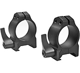 Warne Maxima Steel Rings, 1in, Weaver/Picatinny, QD, Low - Matte 200LM