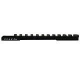 Image of Weatherby J010005 Peak 44 Picatinny Rail Matte Black 20 MOA