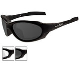 Wiley X XL-1 Sunglasses - Smoke Grey,Clear Lens / Matte Black Frame, 291