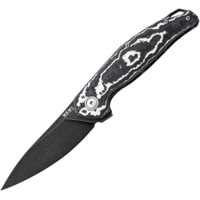 MKM Goccia Linerlock White Storm 3.50 in Carbon Steel Folding Knife 49% ...