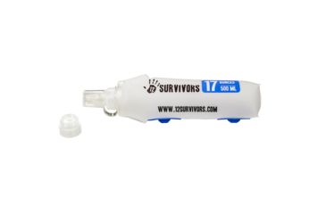 Image of 12 Survivors Collapsible Water .5L Bottle, Clear, TS76005