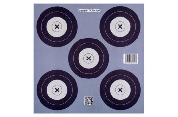 Image of 30-06 Outdoors Paper Archery Target, 5-spot, 17x17in, 100ct, TAR5-100