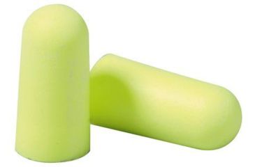 Image of 3M E-A-Rsoft Uncorded Earplugs, Yellow Neon, 2000 Pair/Case, 312-1250