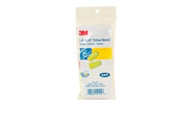 Image of 3M Earsoft Yellow Neon Reg Corded 311-1250, Box