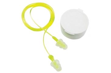 Image of 3M Peltor 97317 Tri-Flange Reusable Earplugs 26 DB Yellow 3pk