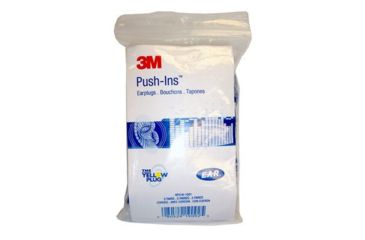Image of 3M PUSH-INS Corded 100 PR/PK 318-1001, Package