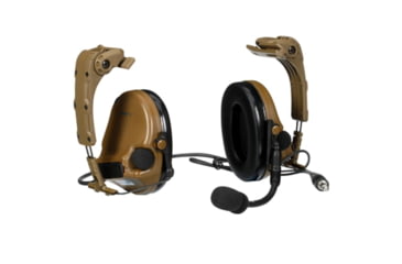 Image of 3M V Headset, w/ IHPS Attachment, Single Lead, Coyote Brown, MT20H682HPS-47 CY
