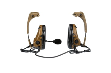 Image of 3M VI NIB Headset w/IHPS Attachment, Dual Lead, Coyote Brown, MT20H682HPS-19N CY