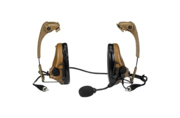Image of 3M VI NIB Headset w/IHPS Attachment, Dual Lead, Coyote Brown, MT20H682HPS-19N CY
