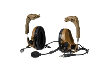 Image of 3M VI NIB Headset w/IHPS Attachment, Dual Lead, Coyote Brown, MT20H682HPS-19N CY