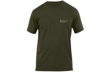 Image of 5.11 Tactical 40088B-182 Logo Tee Bolt Action OD Green front