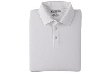 Image of 5.11 Tactical Professional Long Sleeve Polo - Men's, 3XL, Regular, White, 42056-010-3XL