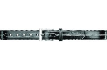 Image of 5.11 Tactical Stitch Leather 1 1/2in Belt - Black w/ Contrast Stitch - XXL 59502-919-XXL