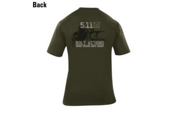 Image of 5.11 Tactical 40088B-182 5.11 Tactical Short Sleeve Logo Tee Bolt Action OD Green