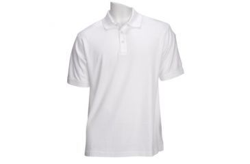 Image of 5.11 Tactical Tactical Short Sleeve Polo - Men's, White, L, 71182-010-L