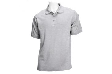 Image of 5.11 Tactical Tactical Short Sleeve Polo - Men's, Heather Grey, S, 71182-016-S