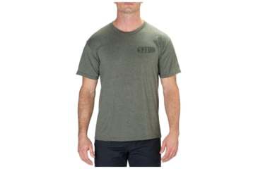 Image of 5.11 Tactical Banners &amp; Bayonets Tee, Military Green Heather - 41191RRW-223-2XL