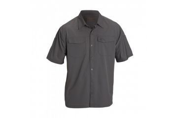Image of 5.11 Tactical Freedom Flex Woven Short Sleeve Shirt - Men's, Storm, L, 71340-092-L