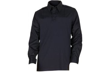 Image of 5.11 Tactical Long Sleeve PDU Rapid Shirt - Men's, Midnight Navy, XLT, 72197-750-XL-T