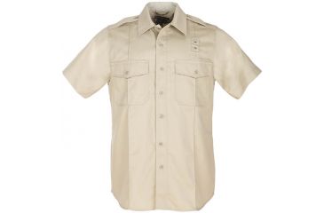 Image of 5.11 Tactical PDU Short Sleeve Twill Class A Shirt - Men's, Silver Tan, MR, 71183-160-M-R