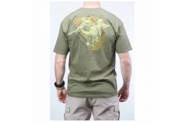 Image of 5.11 Tactical Red Scope T-shirt, Od Green - 41006CM182XL
