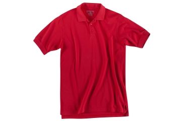 Image of 5.11 Tactical Short Sleeve Utility Polo Shirt, Tall - Men's, Range Red, XL, 41180T-477-XL