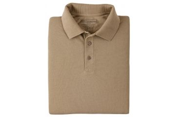 Image of 5.11 Tactical Short Sleeve Utility Polo Shirt - Silver Tan, Size  L 41180-160-L