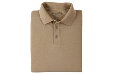 Image of 5.11 Tactical Short Sleeve Utility Polo Shirt, Tall - Men's, Silver Tan, 3XL, 41180T-160-3XL