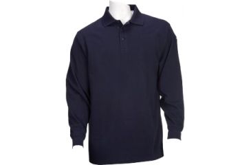 Image of 5.11 Tactical Utility Long Sleeve Polo - Men's, Dark Navy, 2XL, 72057-724-2XL