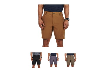 Image of 5.11 Tactical Trail 9.5 Short, Battle Brown, Black, Flint, Ranger Green