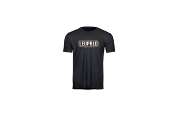 Image of Leupold Retro Stamp T-Shirts - Men's, Charcoal, Extra Large, 184136