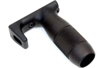 Image of A3 Industries M-LOK Modular Vertical Foregrips w/ Integrated Handstop, 3in Knurled Aluminum Grip, Polymer Base, 3.5 Oz., Black, VFG-107