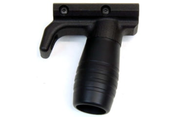 Image of A3 Industries Modular Vertical Foregrip For B&amp;T GHM-K, 100 Degree, w/ Hand-Stop And 2.00In Grooved Aluminum Grip, Polymer Base, Black, VFG-150