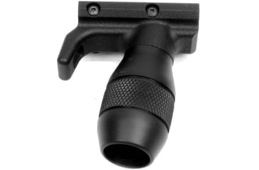 Image of A3 Industries Modular Vertical Foregrip For B&amp;T GHM-K, 100 Degree, w/ Hand-Stop And 2.50In Aluminum Grenade Grip, Polymer Base, Black, VFG-148