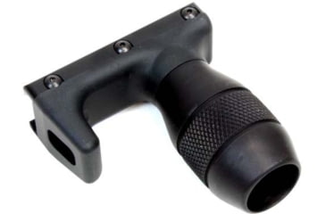 Image of A3 Industries Picatinny Modular Vertical Foregrips w/ Integrated Handstop, 2.5In Aluminum Grenade Grip, Polymer Base, Black, VFG-128